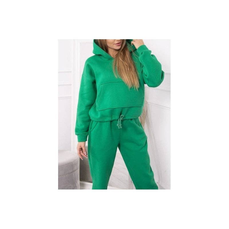 FurDecoration - Wholesale Lounge Set - Women's - Solid Color Hoodie And Sweatpants Two-Piece Set3