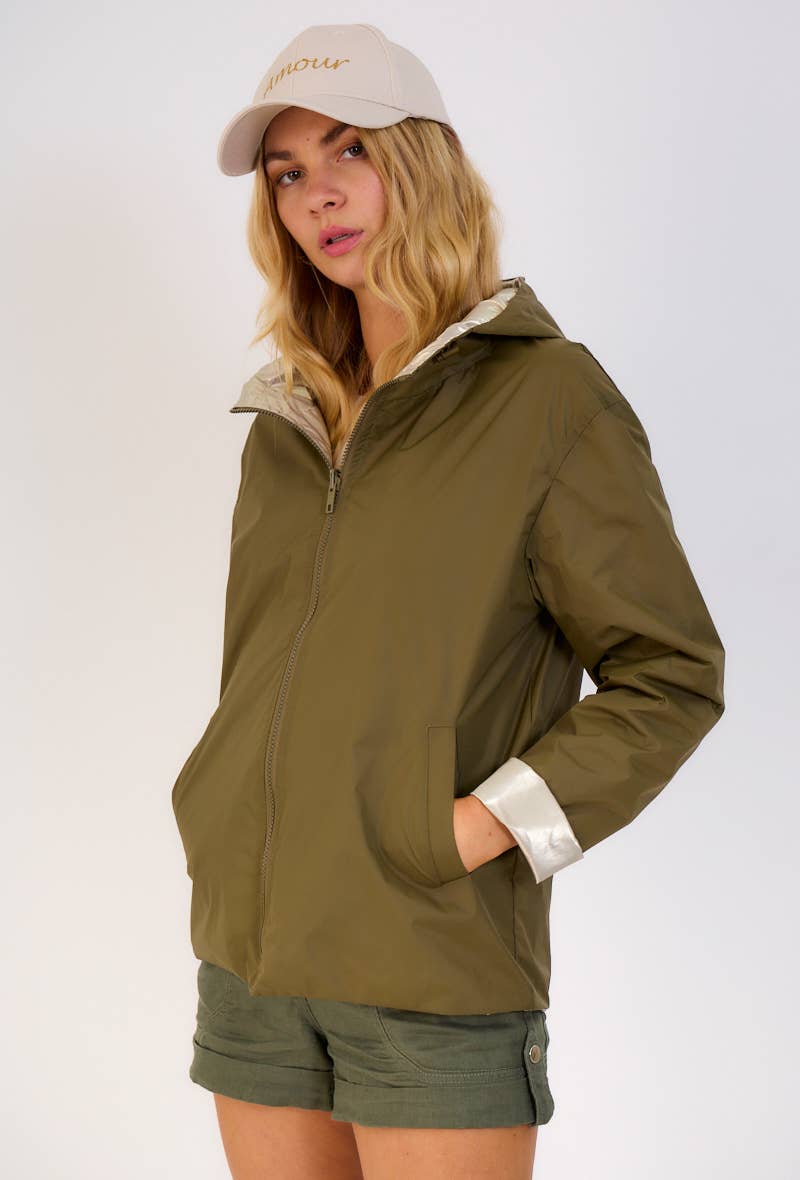 Escandelle Paris - Vendita all'ingrosso Parka - Donna - Parka corta reversibile44