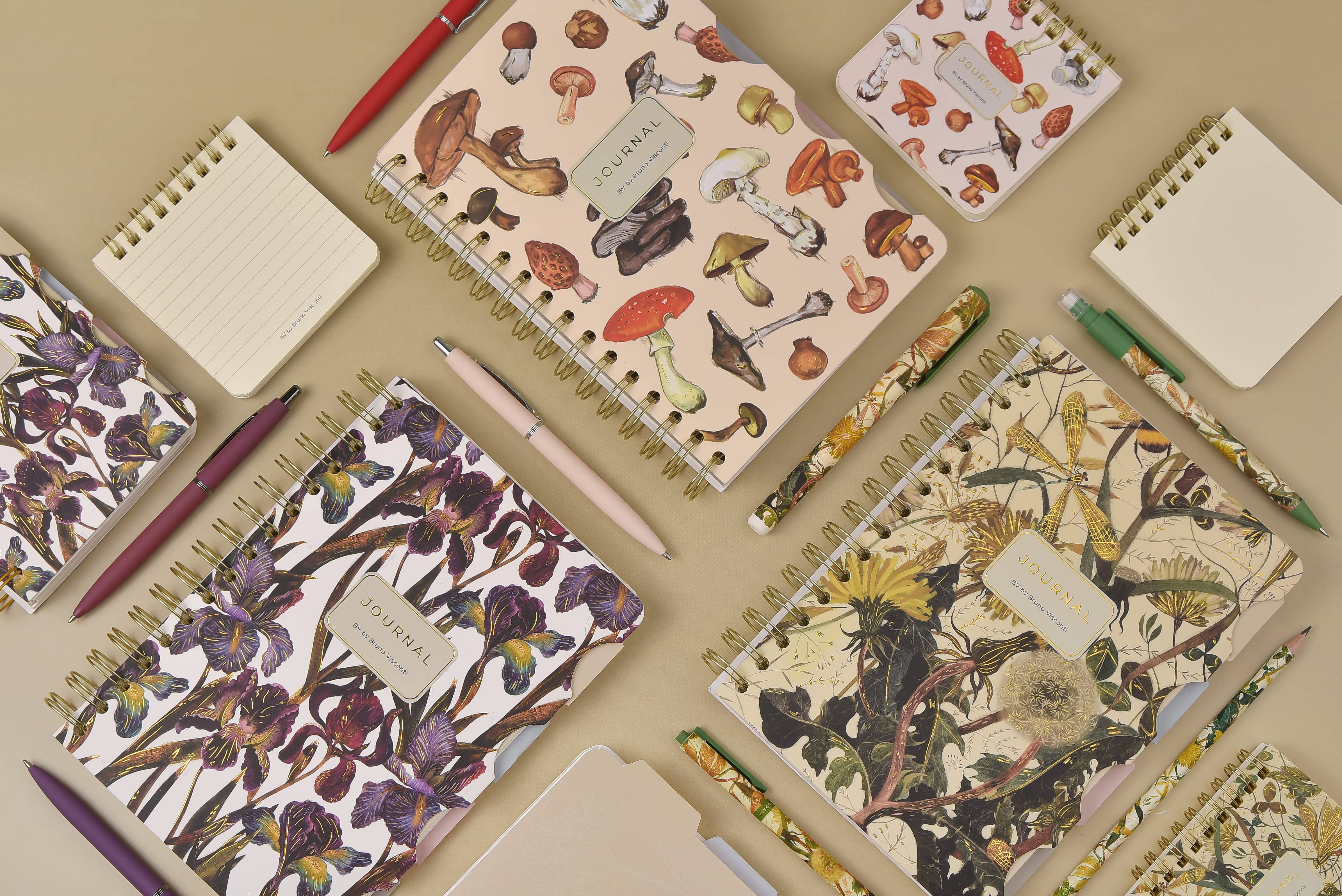 BV by Bruno Visconti - Wholesale Journal/Diary - Art Journal   - Irises9