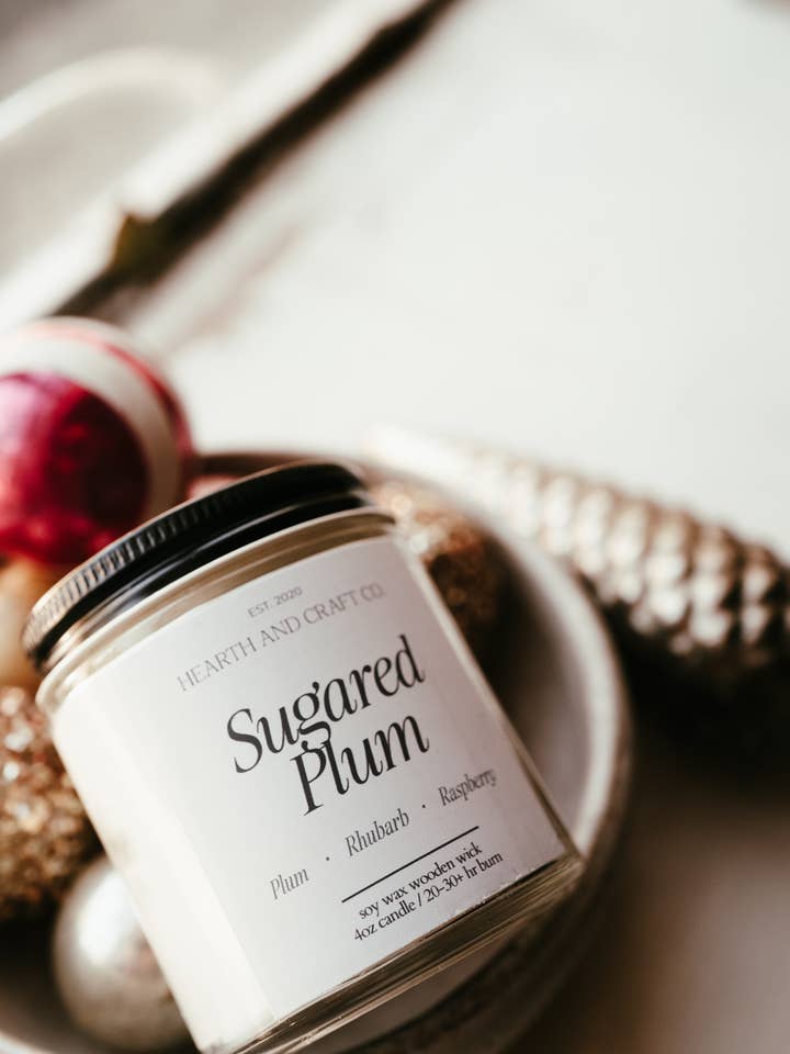 SUGARED PLUM for wholesale by Hearth and Craft Candle Co.