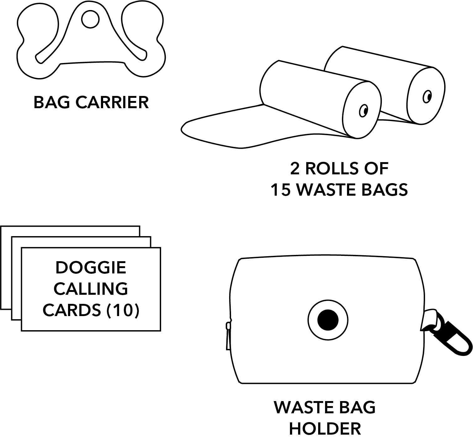 Pinch Provisions - Wholesale Pet Poop Bag Dispenser - Doggie Business Kit8