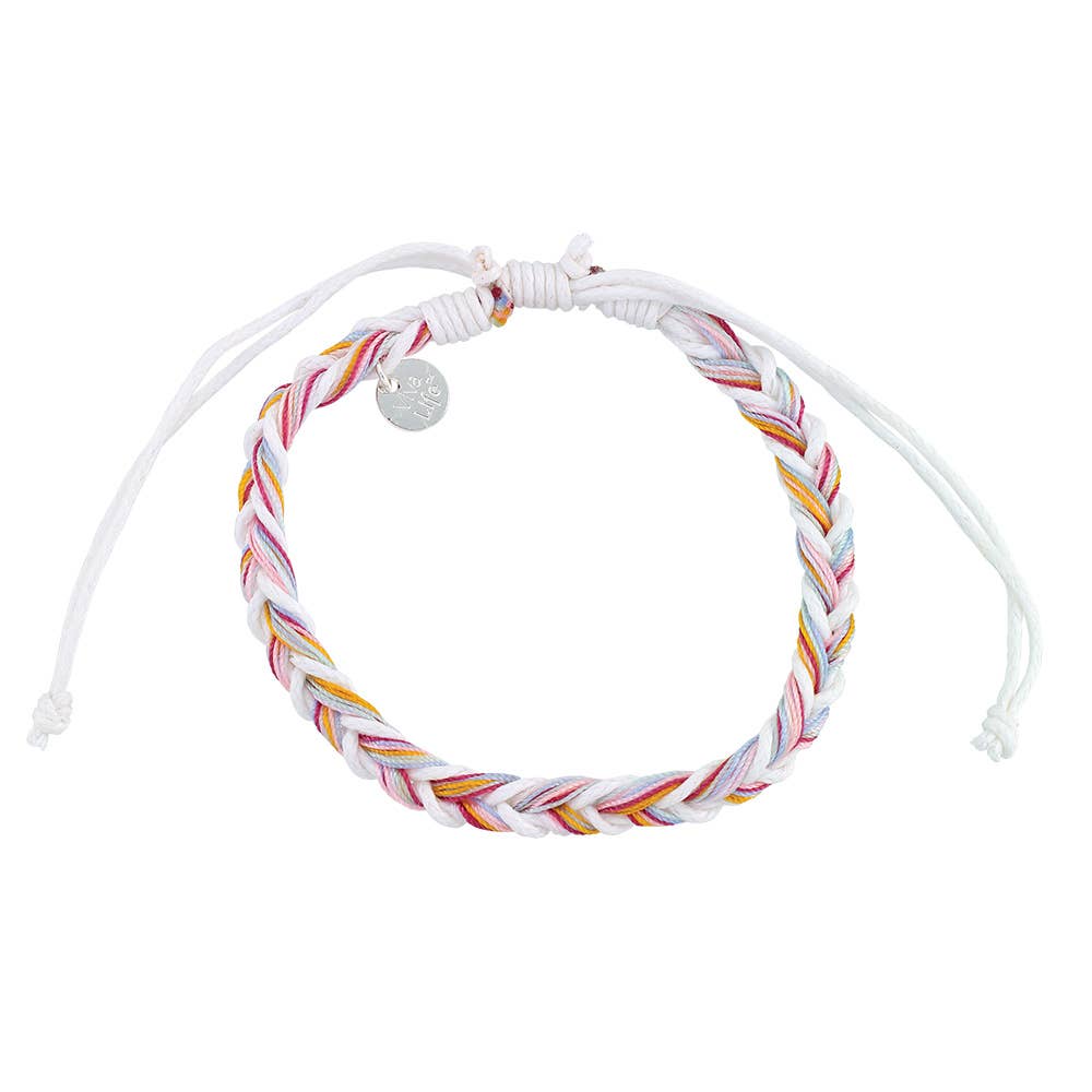 World End Imports Jewelry & Gifts - Wholesale Woven/Braided Bracelet - BR Linen & Nylon Fishtail Braided  4