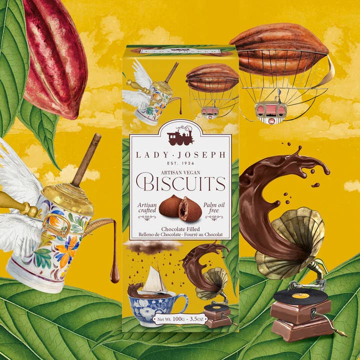 Made in Spain – wholesale Kakor – Veganska kakor fyllda med choklad.