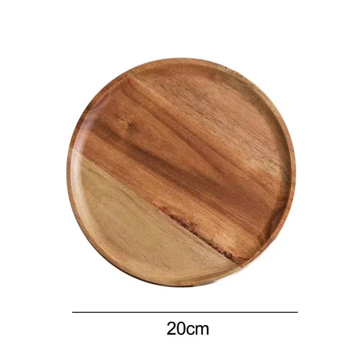 Kiyo Home - Wholesale Dinner Plate - Acacia Plates | Wooden Dinnerware | Natural Tableware7