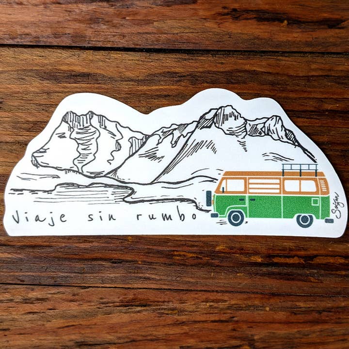 Soijen Illustrations - Wholesale Sticker - Viaje sin Rumbo Waterproof Sticker | Journey without Destination