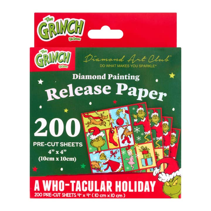 Release Paper - The Grinch™ A Who-Tacular Holiday for wholesale by Diamond Art Club