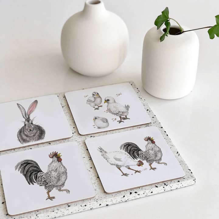 Charlotte Nicolin – wholesale Coasters – Chicks - Coaster2