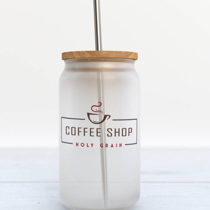 NRealesDesign - Wholesale Drinking Glass/Cup - Custom company logo coffee beer glass can0