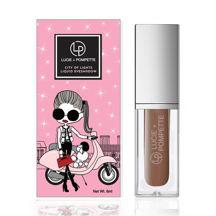 Lucie + Pompette - Wholesale Eyeshadow - City of Lights Liquid Eyeshadow -  Brun (04)0