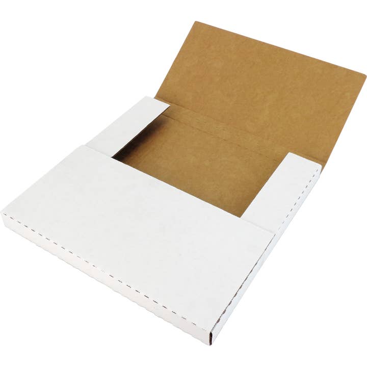 Square Deal Recordings & Supplies - Wholesale Gift Box - Cardboard 12" Record Box - Holds 1 To 3 - 12.5" x 12.5" x 1"