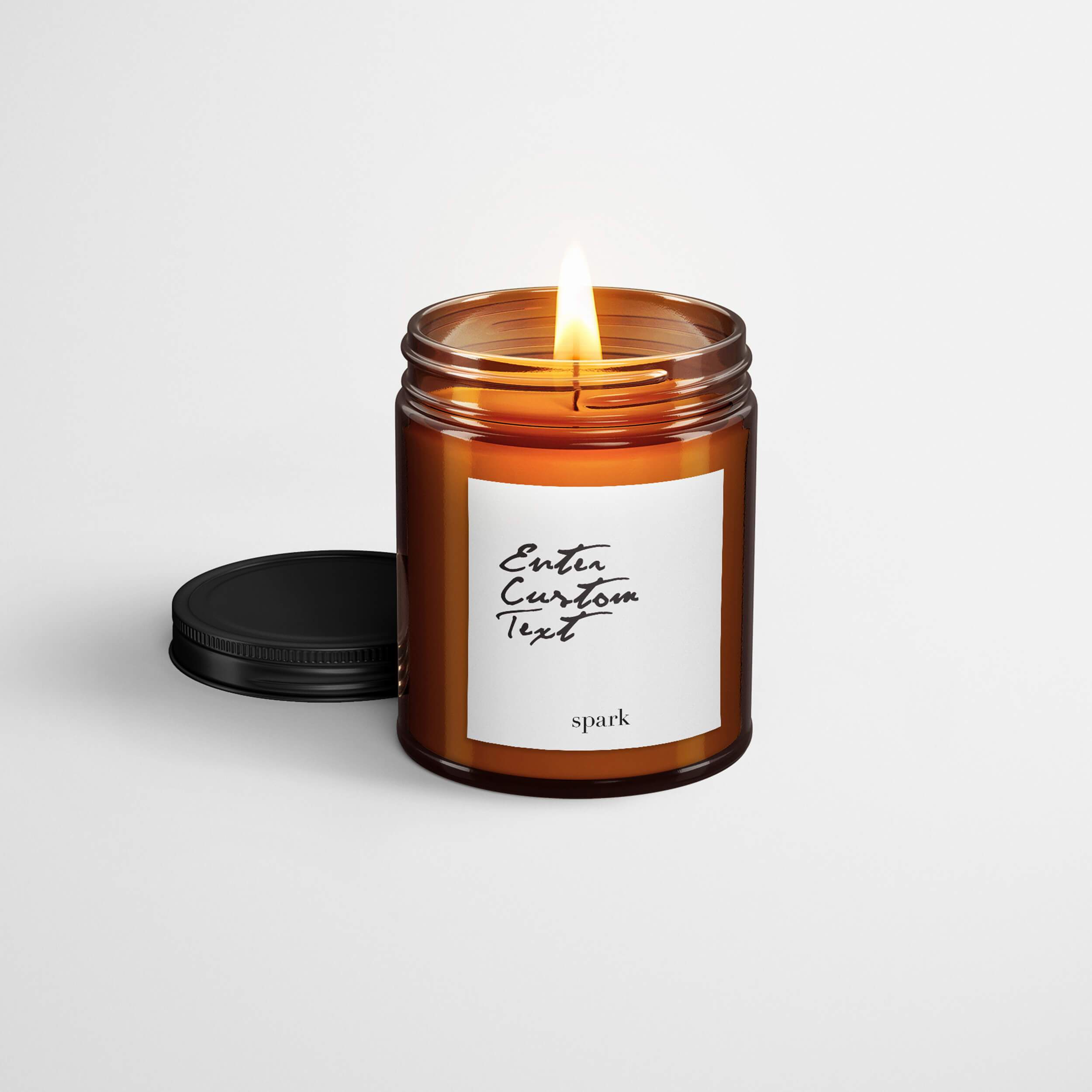 Buy Standard Quality China Wholesale 8oz Scented Candles, Custom Lable  250ml Natural Soy Fragrance Amber Jar Candles With Lid $1.64 Direct from  Factory at Xuzhou Rosarieo International Co., Ltd