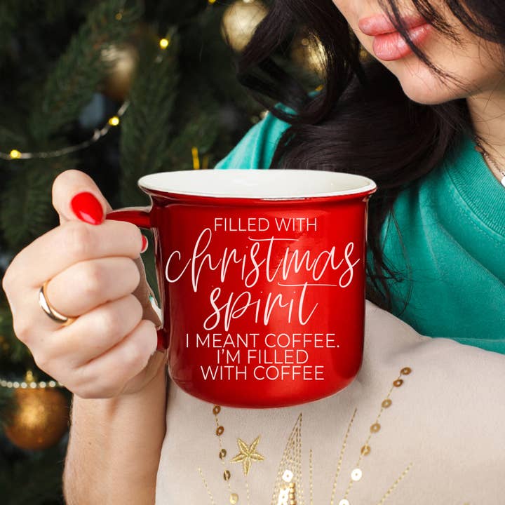 Gia Roma - Wholesale Coffee Mug - Christmas Drinkware | Red Green Ceramic Coffee Mugs Funny80