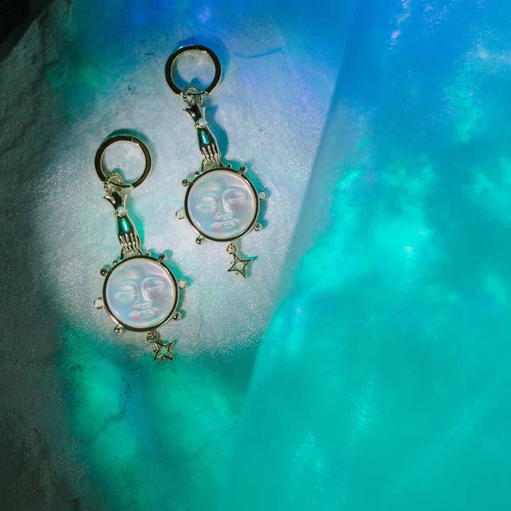 Spitfire Girl - Wholesale Huggie Earrings - Umbra Dangle Huggie Earrings3