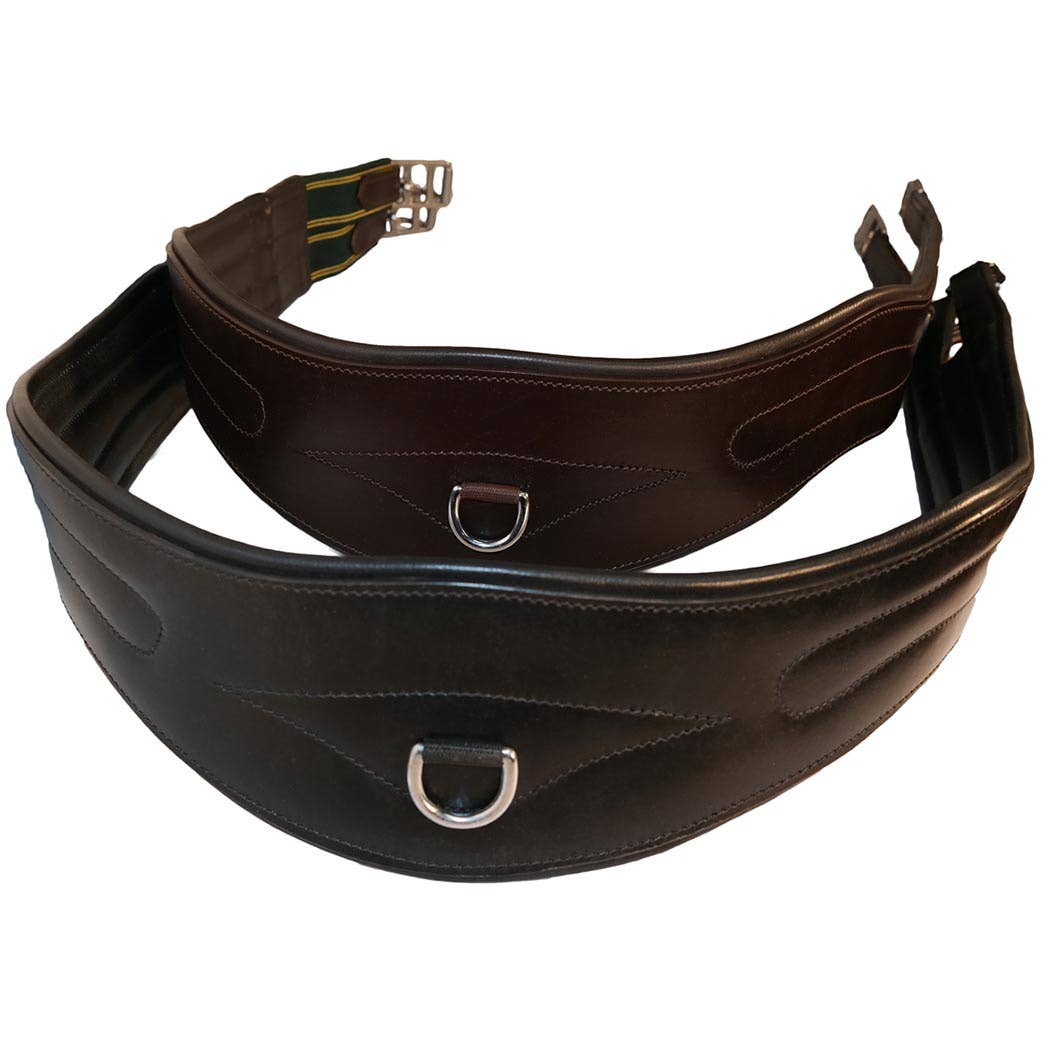 Grewal Equestrian - Wholesale Horseback Riding Gear - English Anatomically-Contoured Top Grain Leather Horse Girth2