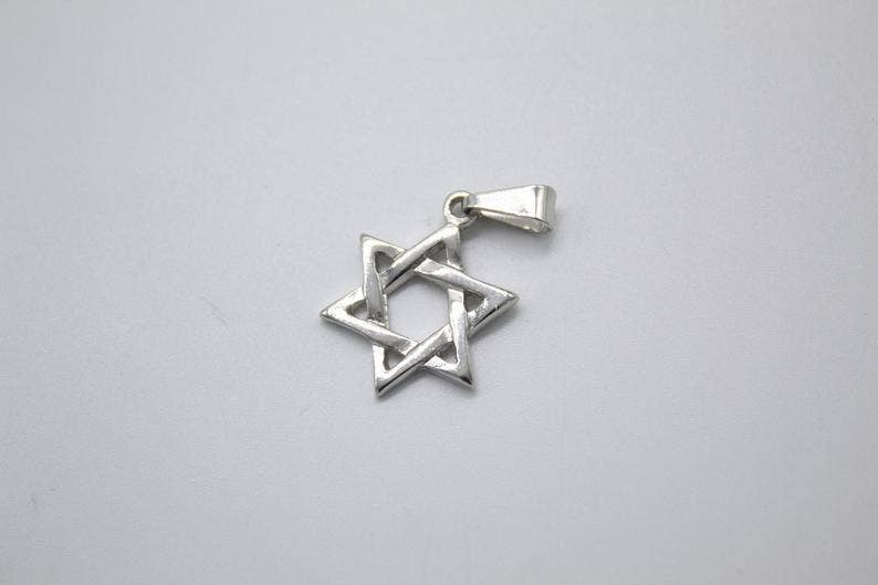 MIA Jewelry – wholesale Individuell berlock/hänge – K18 guld fylld Davidsstjärna hänge (A263)4