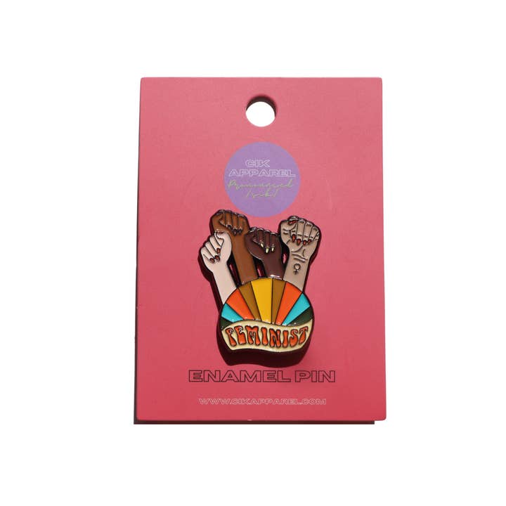 CIK Apparel - Wholesale Lapel Pin/Button - Feminist Pin1