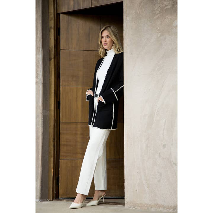 THML - Wholesale Cardigan - Women's - Long Sleeve Midi Cardigan6