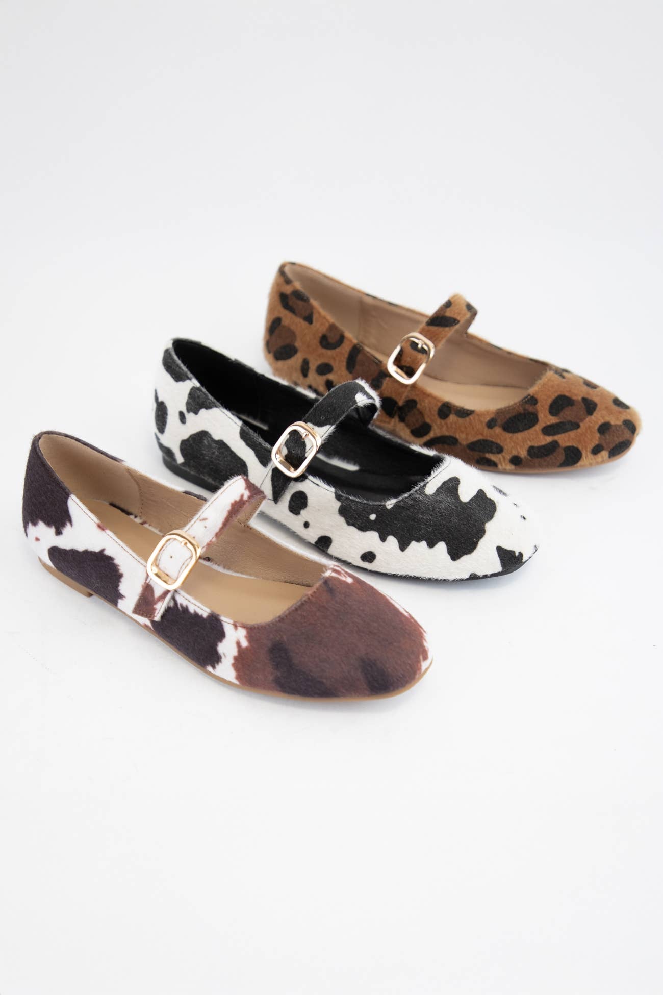 CCOCCI - Wholesale Flats - Women's - MELI-3 ANIMAL PRINT SHORT HAIR FURRY UPPER FALL FLATS7