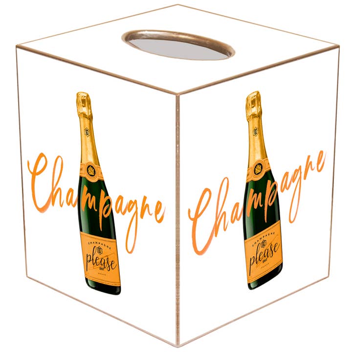 Champagne Please Tygservettasköver för wholesale av Marye-Kelley