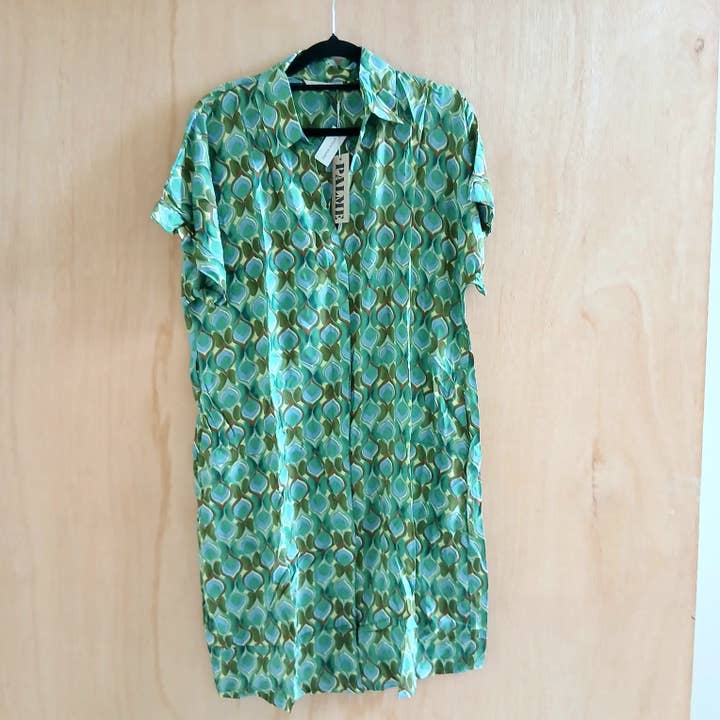 Liten Grön Klänning Viskos 65871 för wholesale av Cinnamon Creations