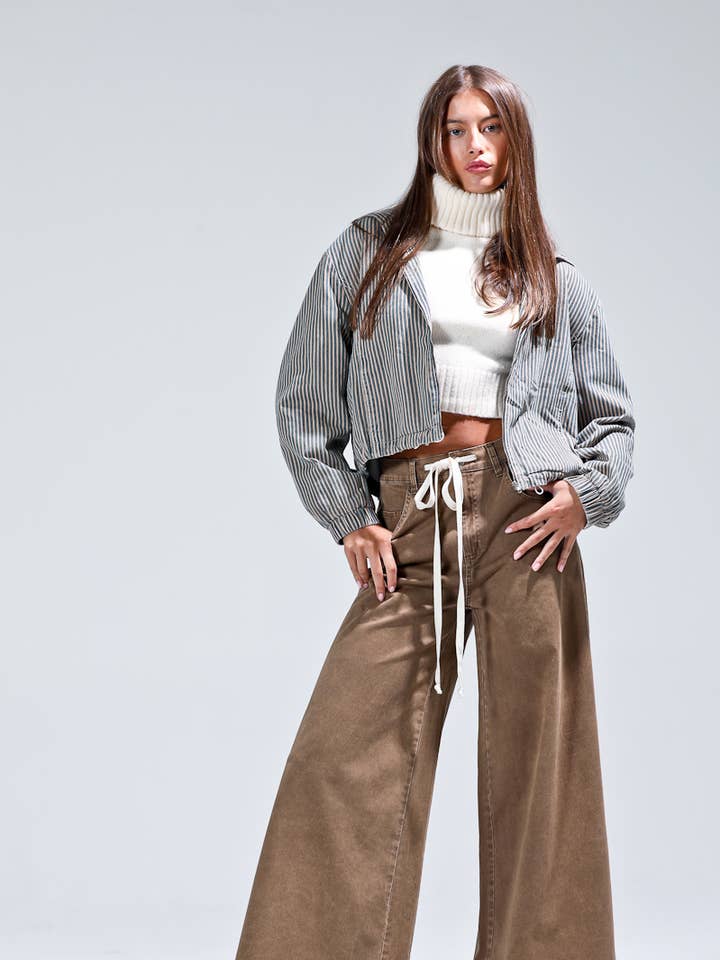 NB80001 - hoodie bomberjack voor wholesale door NOABOA