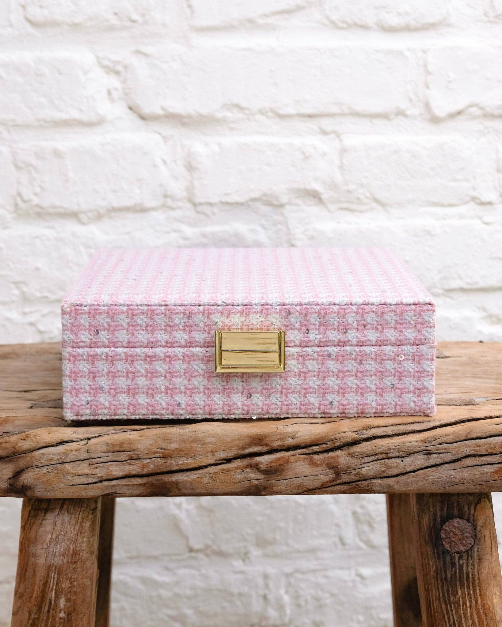 Maison Scarlett - Wholesale Jewelry Box/Organizer - Anne houndstooth jewelry box4