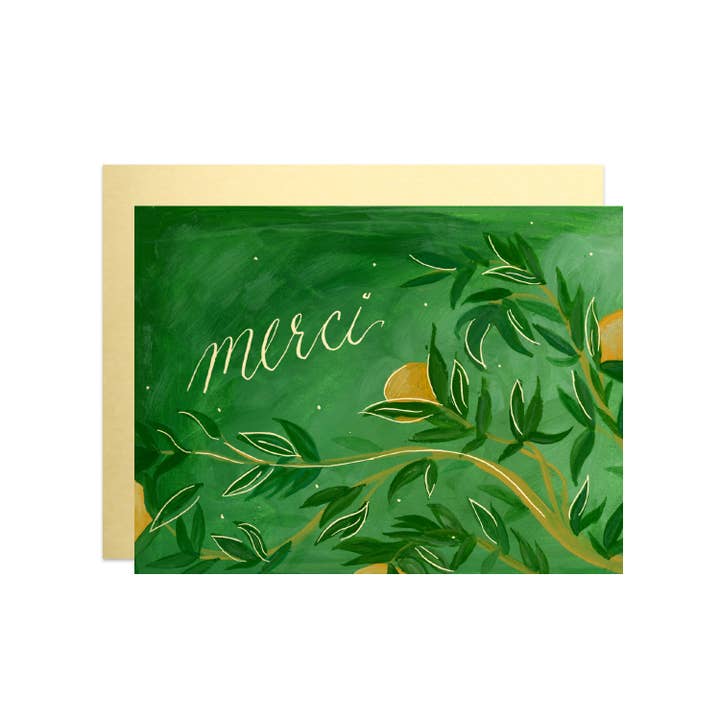 Merci Orchard takkekort for engroshandel hos Dreamers Supply Co.