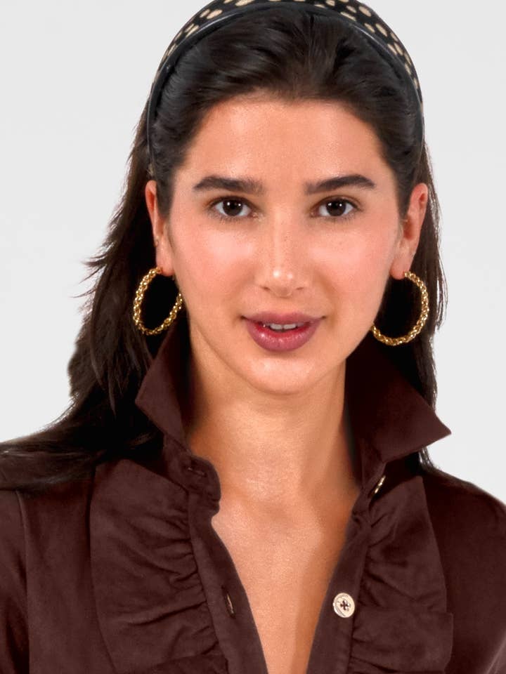 Brincos de Argola Hoola por atacado de Gretchen Scott LLC