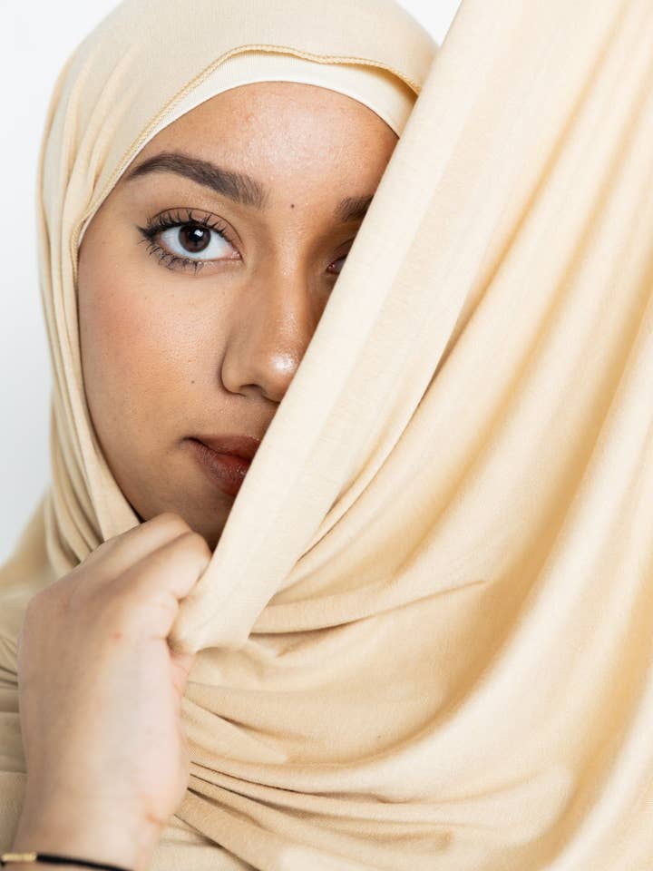 Jersey Hijab - Gold Latte for wholesale by Bella Hijabs