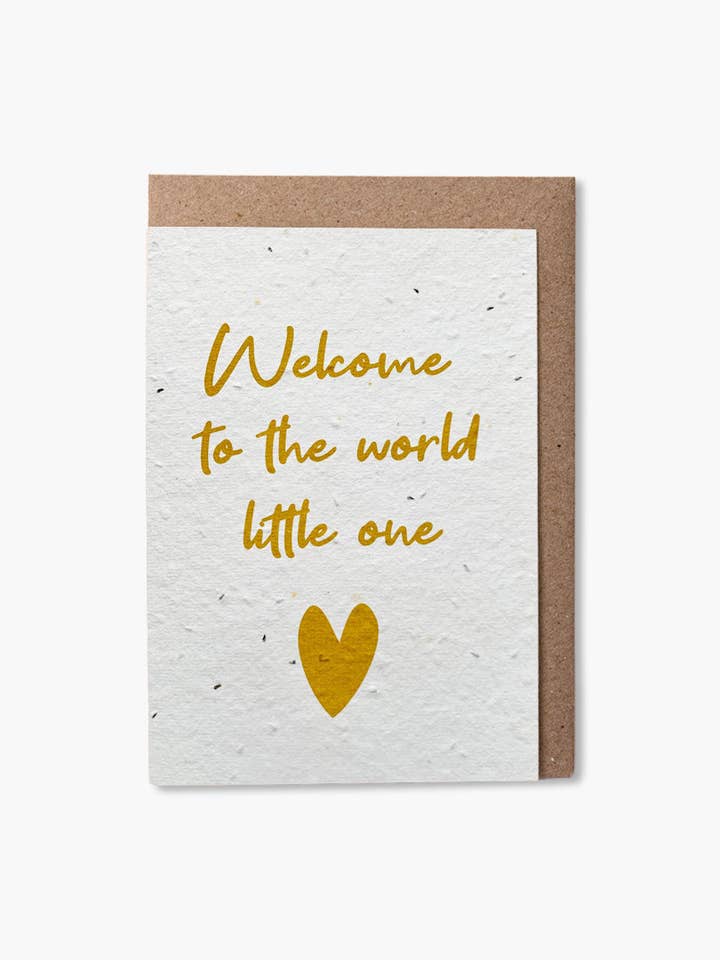 Welcome to the world little one for wholesale by Paper and Bloom