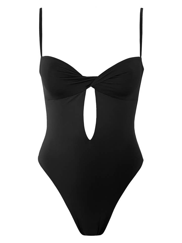 PHOENIX ONE PIECE | BLACK for wholesale by SLATE SWIM