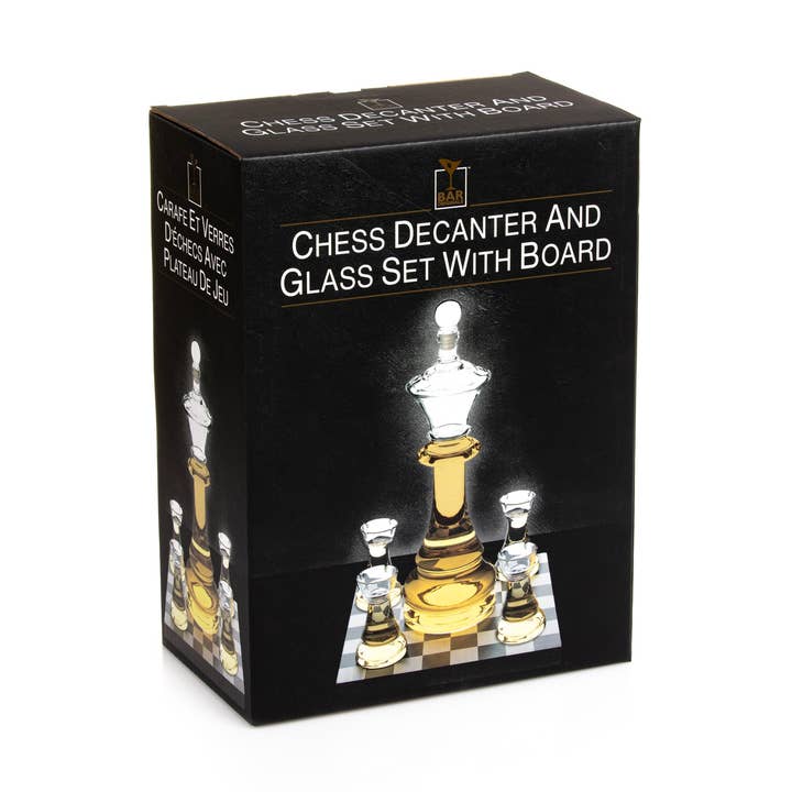 Bar Originale Chess Decanter and Glass Set with Board for wholesale by Original Products UK/EU
