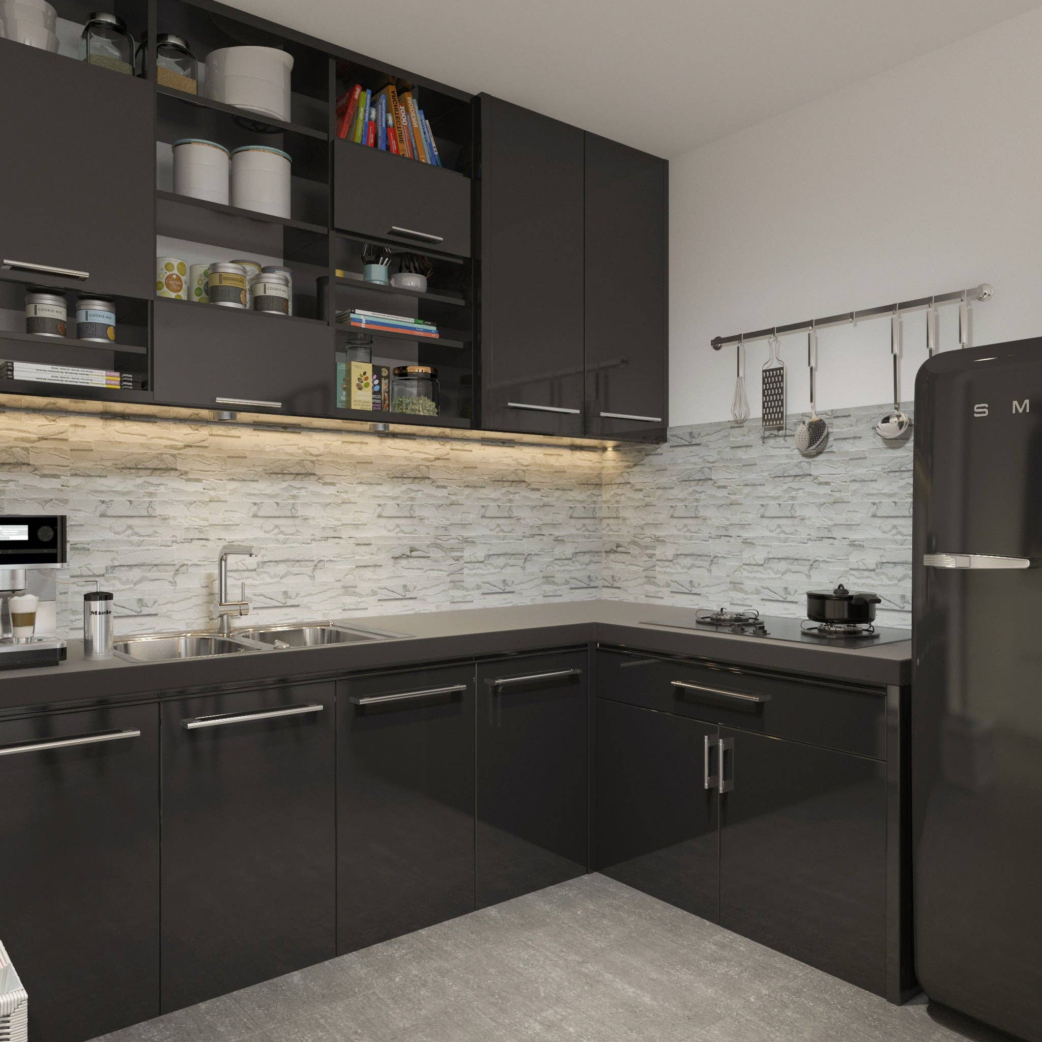 Stoneflex - Wholesale Wall Tile - Pearl Bush - Self-Adhesive 3D Peel & Stick Real Stacked Stone Tiles [Pack of 10]1