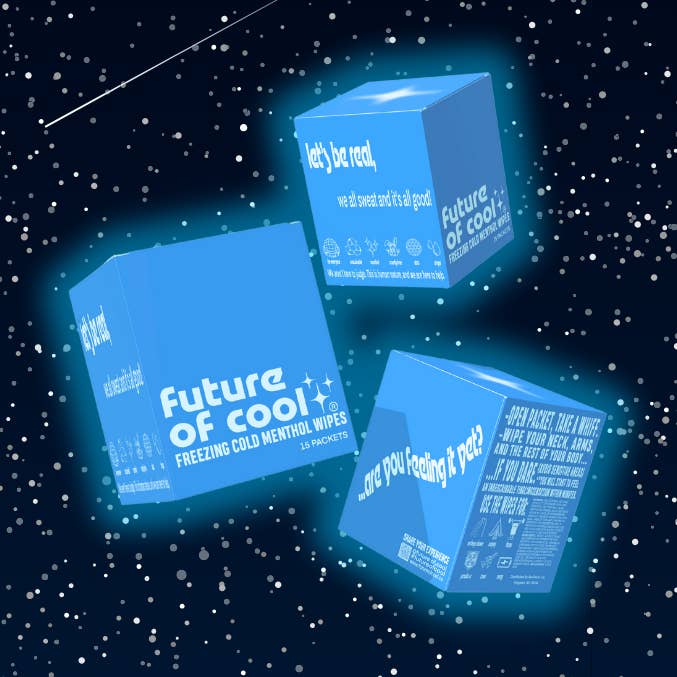 As Toalhitas: As Toalhitas Corporais Mais Refrescantes do Mundo, Caixa de 15 Unidades (Caixa) por atacado de Future of Cool