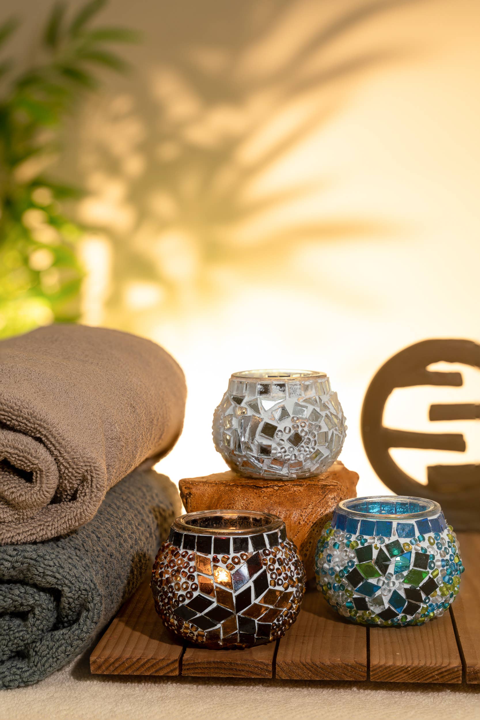 KAFTHAN - Wholesale Candle Holder - Tea Light Mosaic Candle Holders | Christmas Holiday Decor7