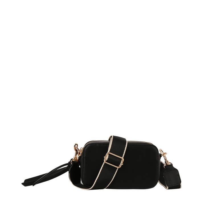 HR CORP - Wholesale Crossbody Bag - Women's - Calin collection Fashion double zip Cross-body Shoulder bag