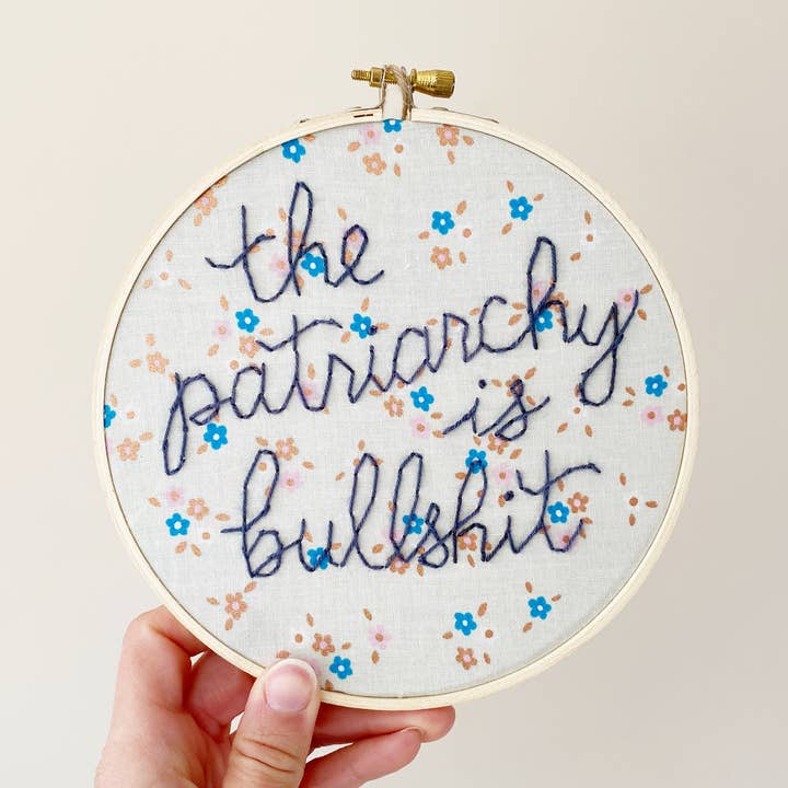 Patriarchy Embroidery - Random Selected Mix of Styles for wholesale by Islay's Terrace