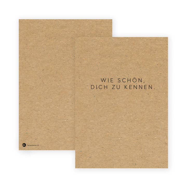 Hailey | Nutmeg card for wholesale by feines