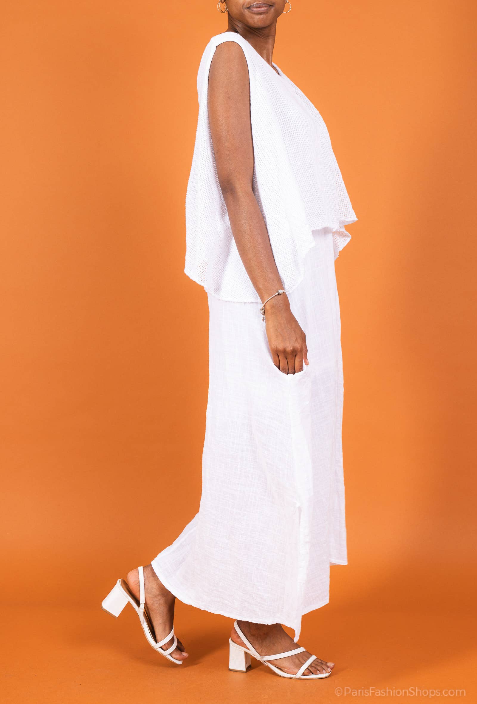 Shyloh – Engroshandel Kjole - Dame – Kjole i to materialer af bomuld 3049612