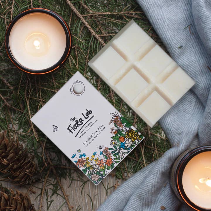 The Flora Lab | Hand Poured Natural-Wax Candles - Vente Fondants - Barre de Cire Fondante Alpine Air | Parfum de Luxe Durable1