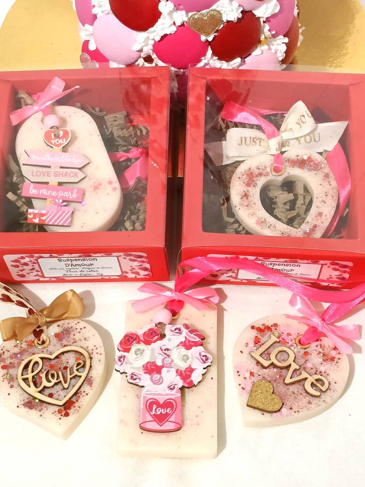 Suspension parfumée Coeur LOVE pour la vente par LNDECO