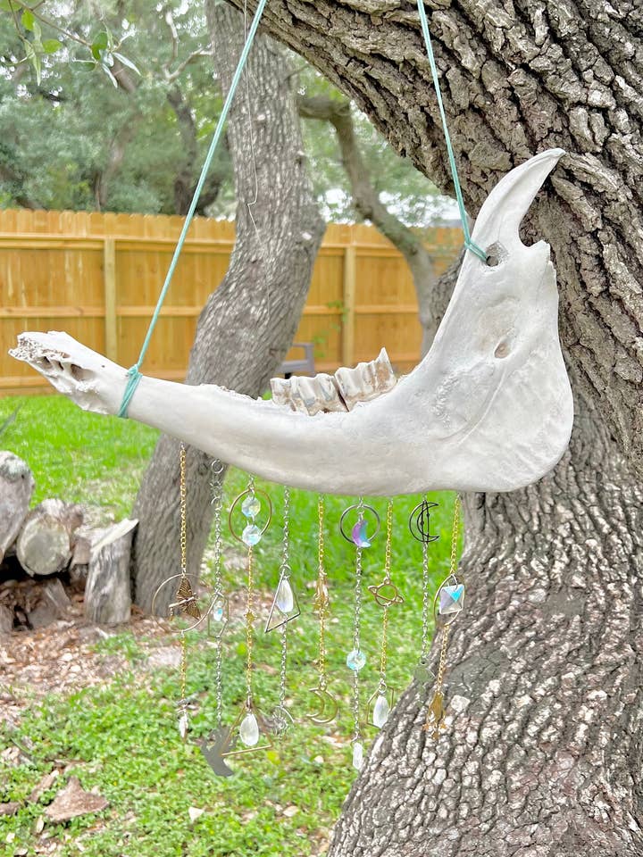 Cow Jaw Suncatcher for wholesale by Glass Mermaid Makings