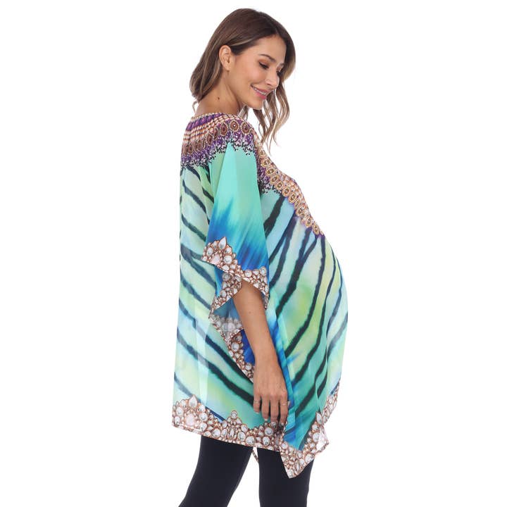 WHITE MARK - Wholesale Top – Maternity - Women's & Plus Size Maternity Short Caftan2