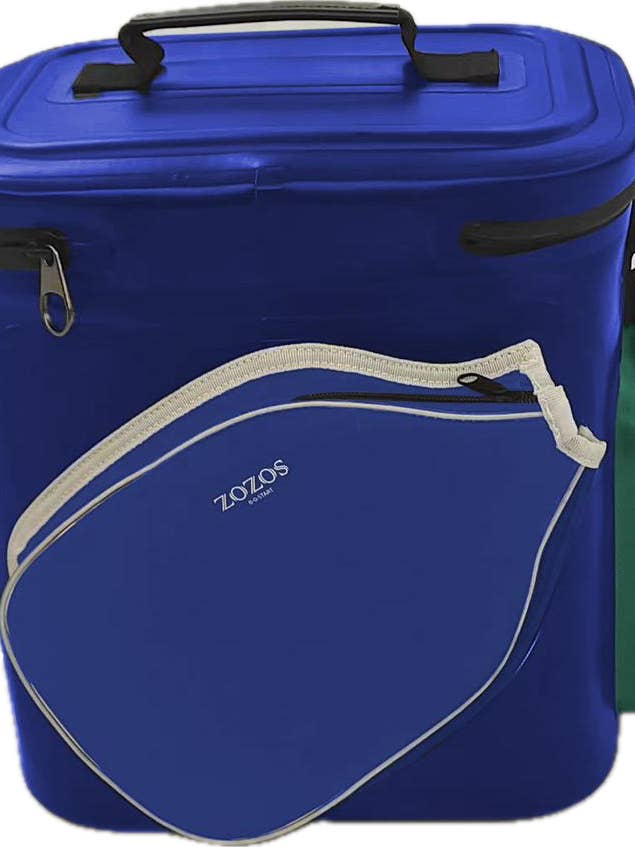 Blue hardbody personalized pickleball cooler 20 can capacity for wholesale by Zozos