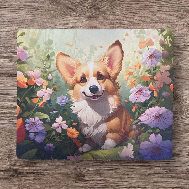Corgi | Tapis de souris pour la vente par Corksee