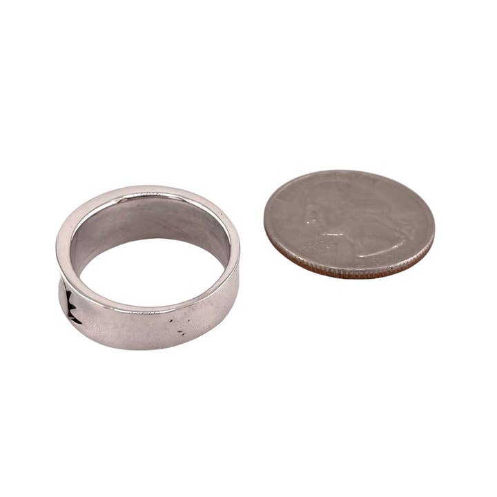 Select Lines - Wholesale Band/Stacked Ring - Sunrise 8mm Band Ring Sterling Silver1