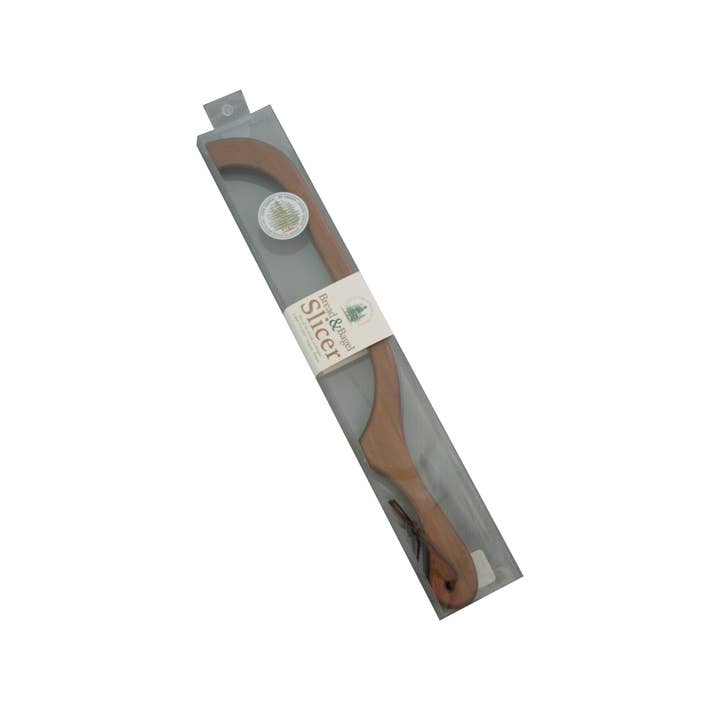 Out of the Woods of Oregon - Wholesale Kitchen/Utility Knife - Bread & Bagel Slicer - Walnut Finish