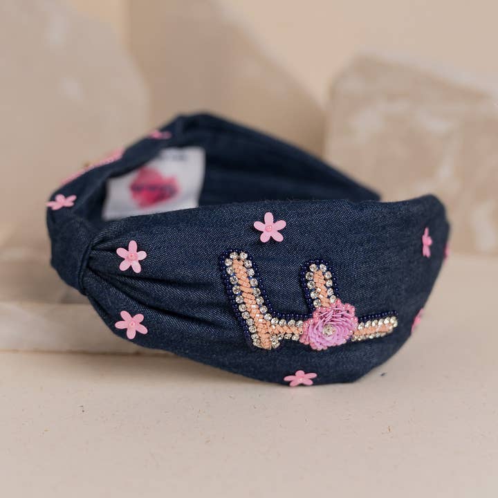 Bandolete Bordada Betty Cooper Iniziale - F por atacado de Elaa