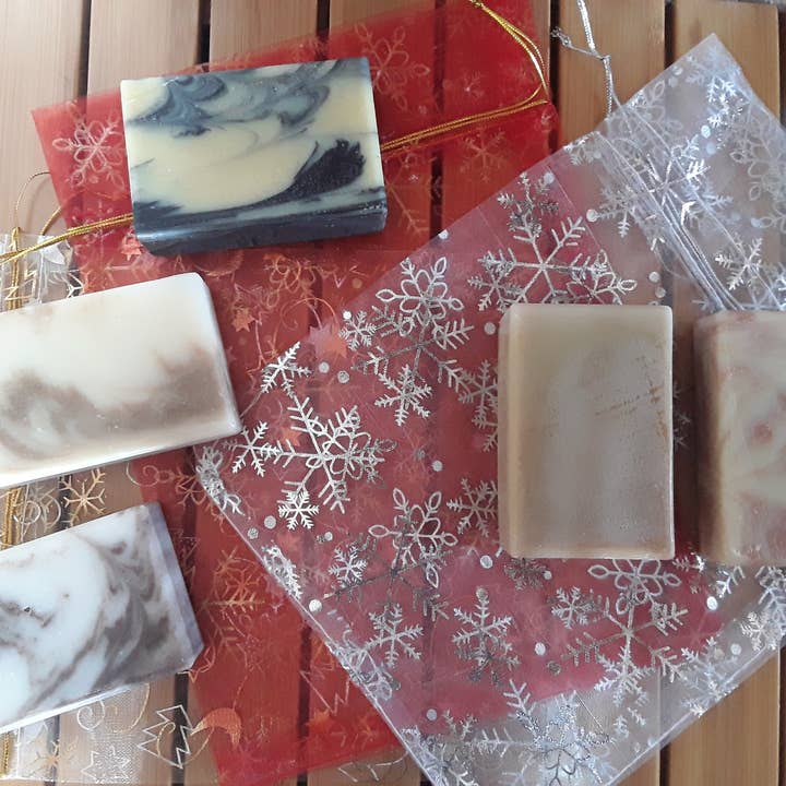 Sæt med 3 sæber 100g for engroshandel hos Les Savons d'Amandine