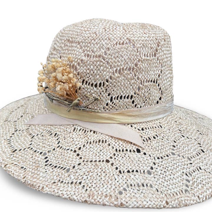 Paloma - Sombrero de Paja Tejido en Panal de Abeja para venta al por mayor de Cha Cha's House of Ill Repute